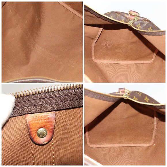 LOUIS VUITTON Monogram Keepall Bandouliere 55 Boston Bag M41414 LV Auth bs24587 - Picture 15 of 16